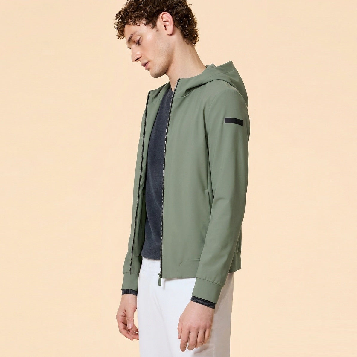 Roberto Ricci Designs Surflex Hooded Fleece Vest Donker Groen