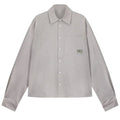 Saint Blanc Applique Button Overhemd Grijs