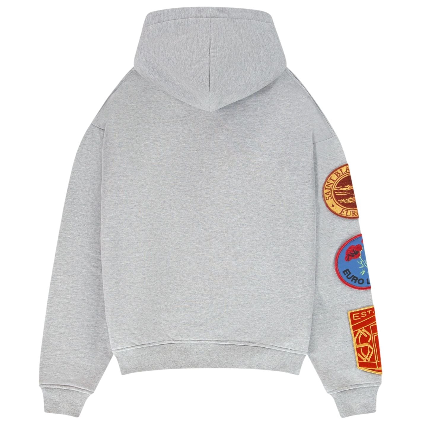 Saint Blanc Applique Vest Grijs