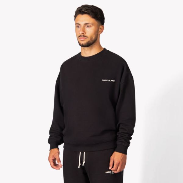 Saint Blanc Blanc Sweater Zwart