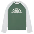 Saint Blanc Blend Logo Raglan Longsleeve T-shirt Groen/Wit