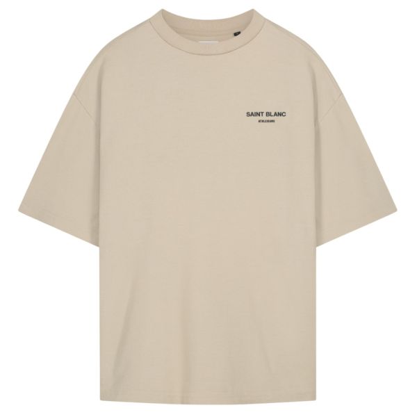 Saint Blanc Blurr T-shirt Beige