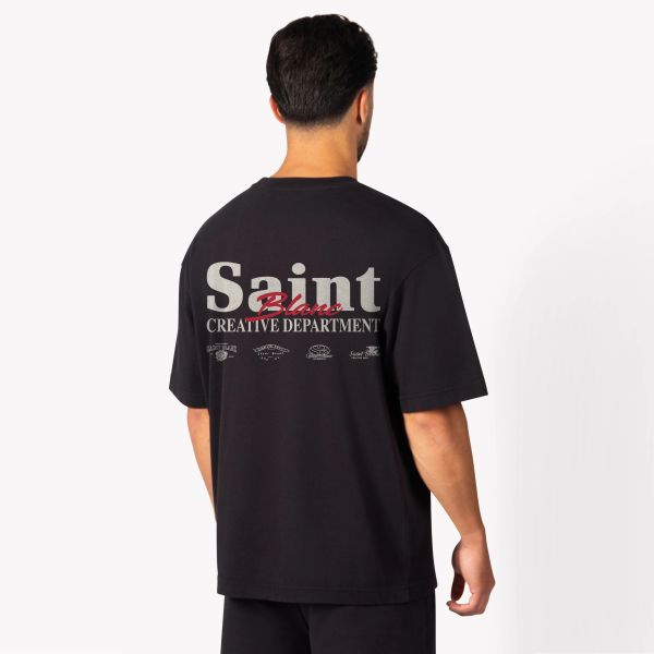 Saint Blanc Creative Dept T-shirt Zwart
