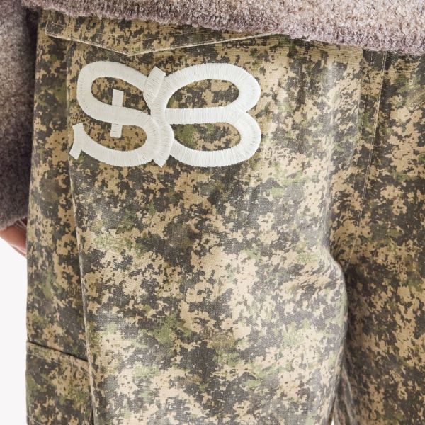 Saint Blanc Custom Camo Cargo Broek Donker Groen