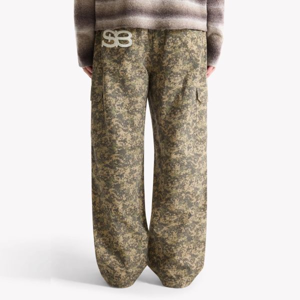 Saint Blanc Custom Camo Cargo Broek Donker Groen