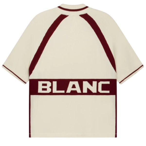 Saint Blanc Cycling Knit Polo Off White