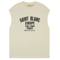 Saint Blanc Euro Luxury Sleeveless Top Off White