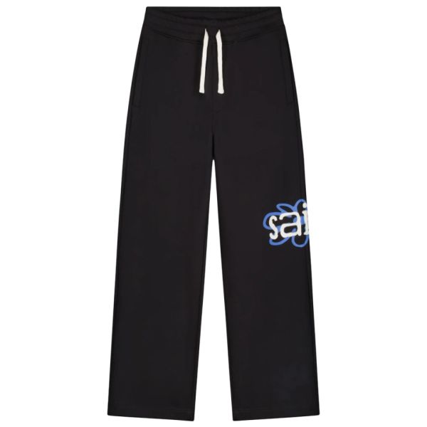Saint Blanc Flower Patch Loose Trainingsbroek Zwart