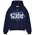 Saint Blanc Flower Patch Vest Navy