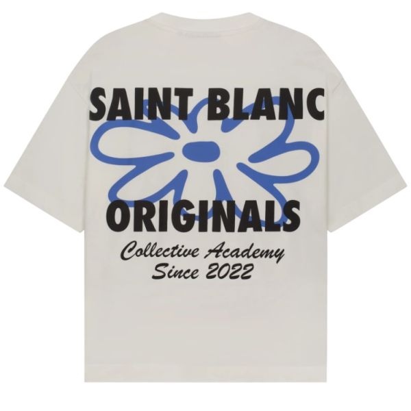 Saint Blanc Flower T-shirt Off White