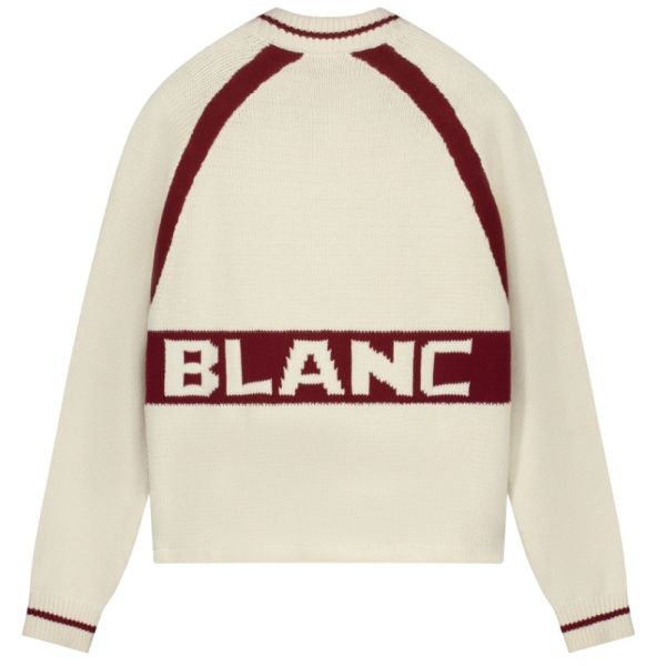 Saint Blanc Heavy Cycling Knit Sweater Off White