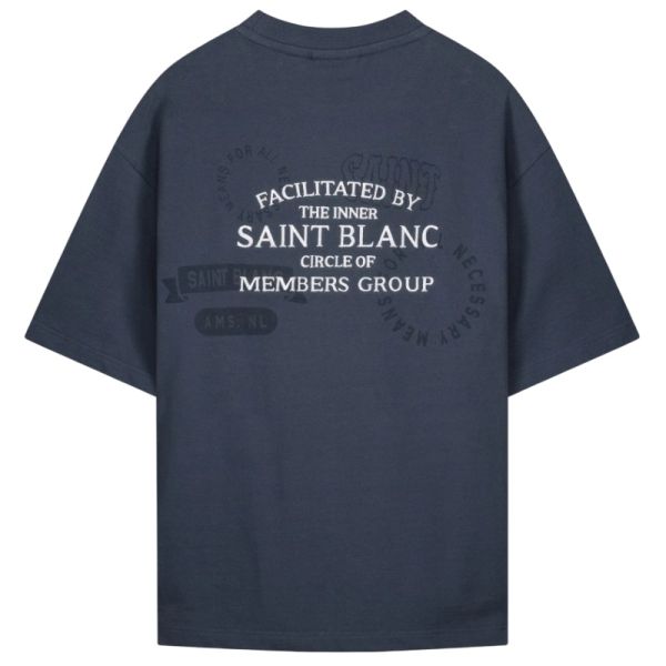 Saint Blanc Inner Circle T-shirt Donker Blauw