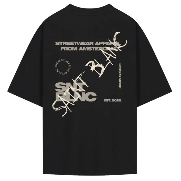 Saint Blanc Original T-shirt Zwart