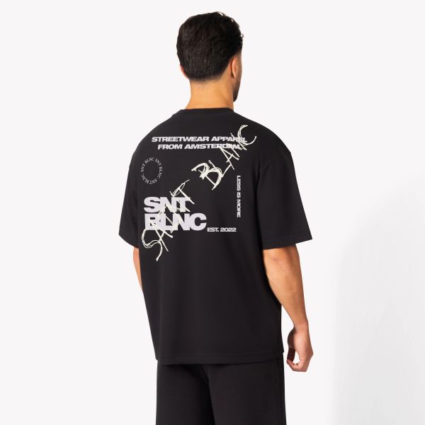 Saint Blanc Original T-shirt Zwart