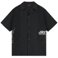Saint Blanc Paneled Logo Overhemd Zwart