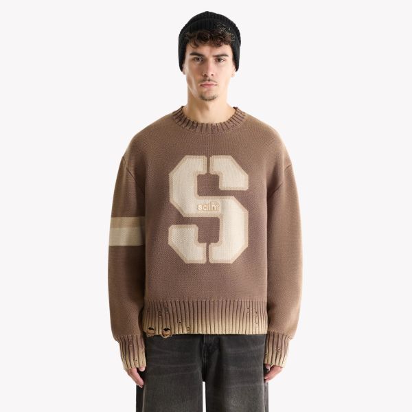 Saint Blanc Patrol Knit Sweater Bruin