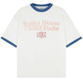 Saint Blanc Postcode T-shirt Wit