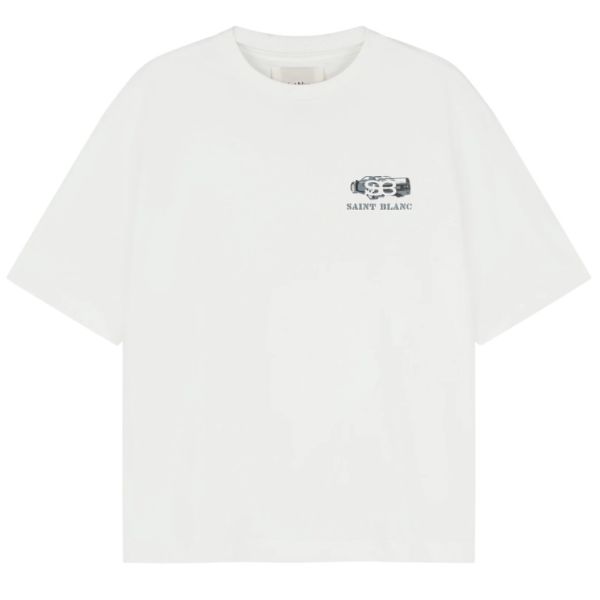 Saint Blanc Signature Garage T-shirt Wit