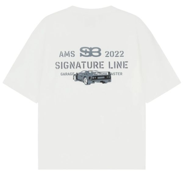 Saint Blanc Signature Garage T-shirt Wit