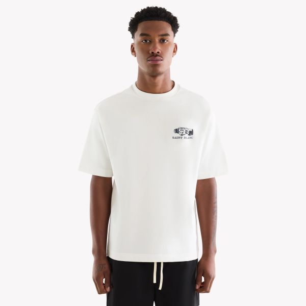 Saint Blanc Signature Garage T-shirt Wit