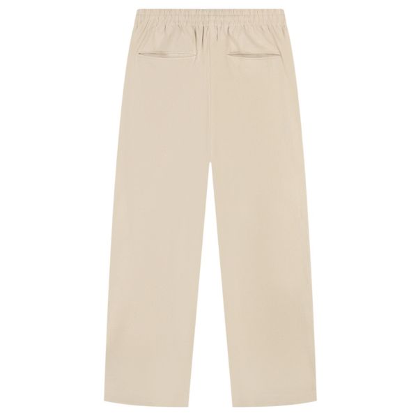 Saint Blanc Stitched Linen Broek Beige