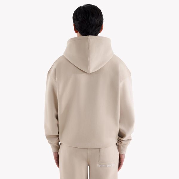 Saint Blanc Top Stitch Hoodie Grijs/Beige