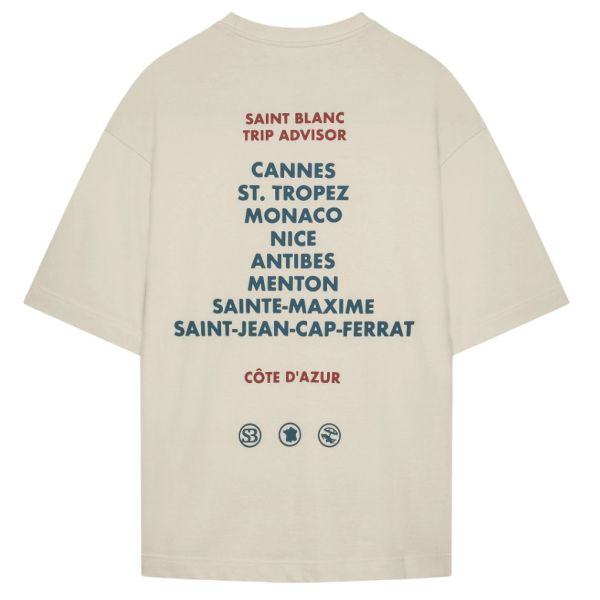 Saint Blanc Trip Advisor T-shirt Off White