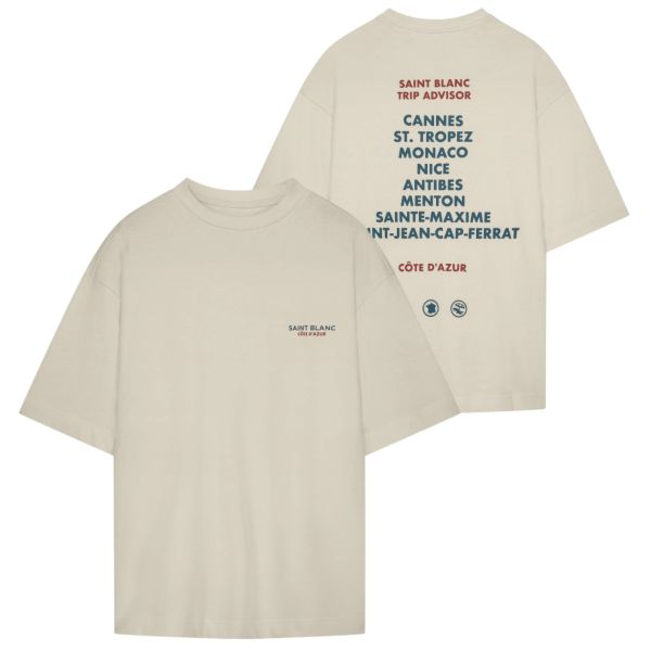 Saint Blanc Trip Advisor T-shirt Off White