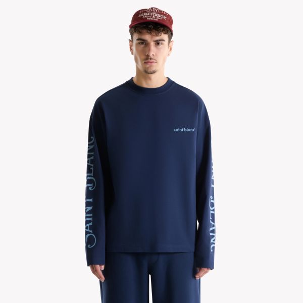 Saint Blanc Whisper Longsleeve T-shirt Navy