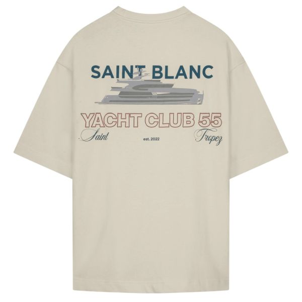 Saint Blanc Yacht Club 55 T-shirt Off White
