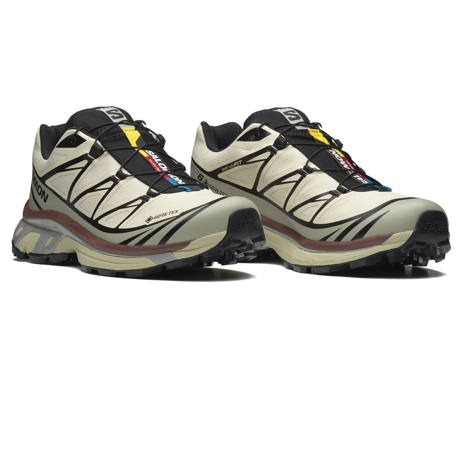 Salomon XT-6 GTX Sneaker Off White/Groen