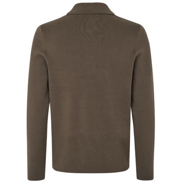 Samsøe Samsøe Guna Half Zip Sweater Bruin
