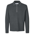 Samsøe Samsøe Guna Half Zip Sweater Antraciet