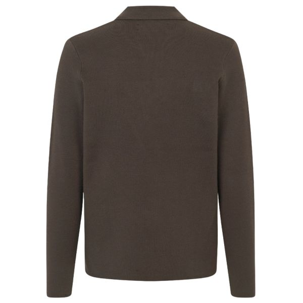 Samsøe Samsøe Guna Half Zip Sweater Bruin