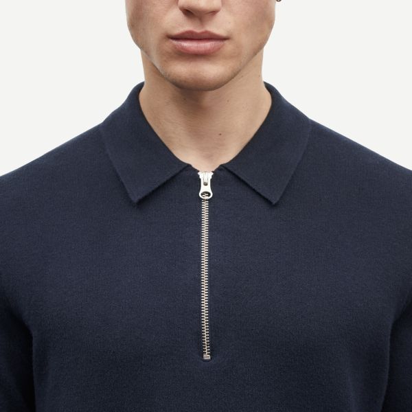 Samsøe Samsøe Guna Half Zip Sweater Navy
