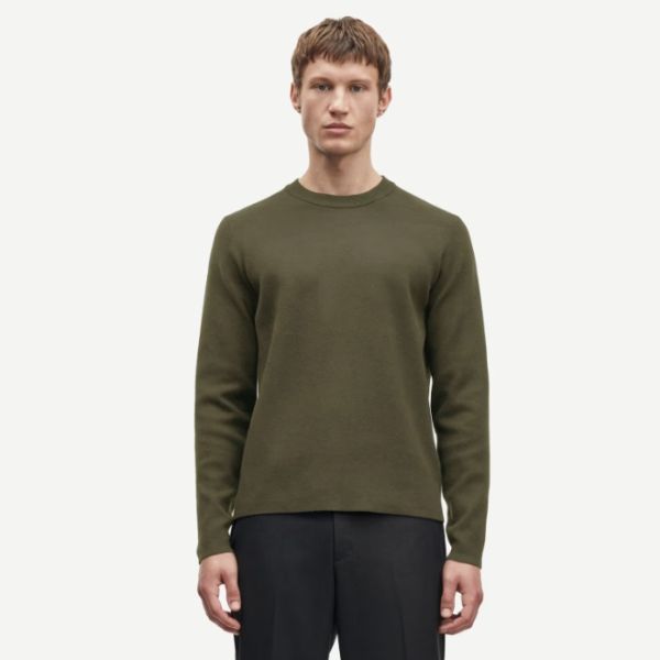 Samsøe Samsøe Gunan Sweater Donker Groen