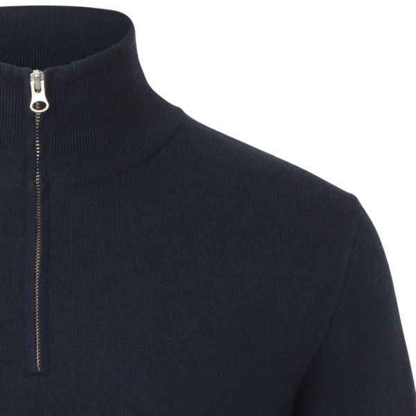 Samsøe Samsøe Gunan Turtle Neck Zip Sweater Navy
