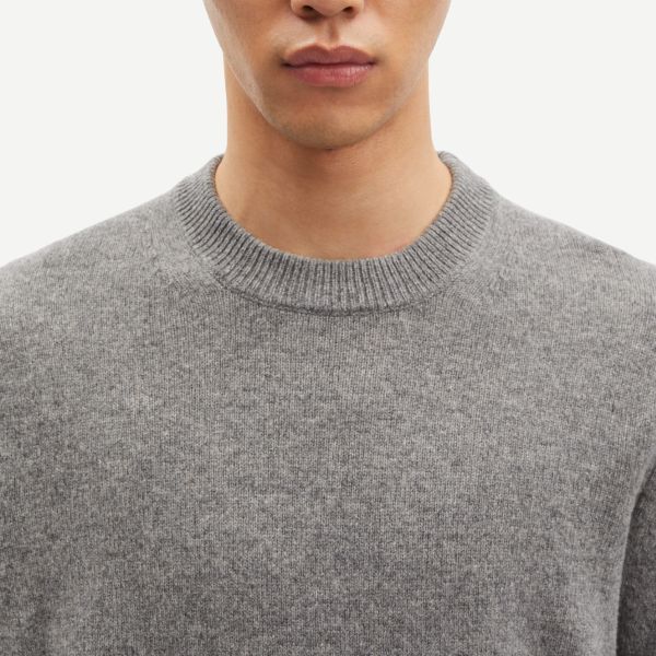 Samsøe Samsøe Isak Knit Sweater Grijs
