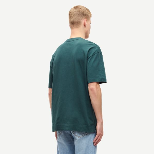 Samsøe Samsøe Joel T-shirt Donker Groen