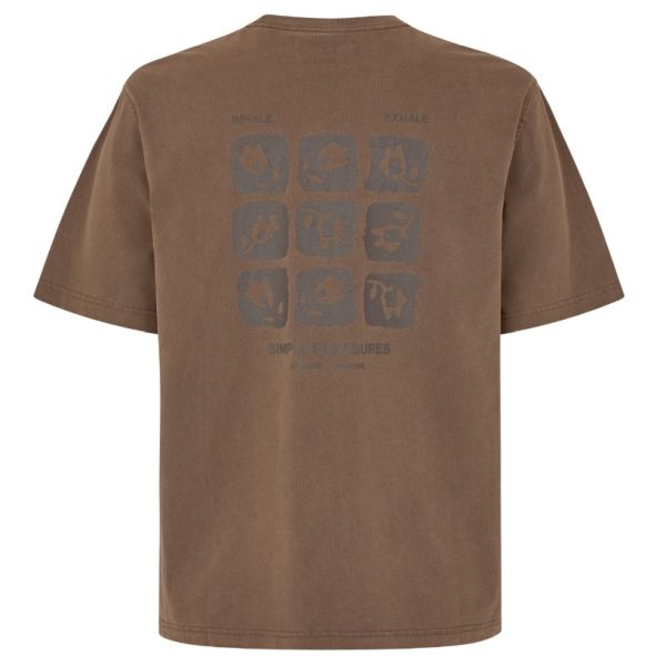 Samsøe Samsøe Sacohen T-shirt Bruin