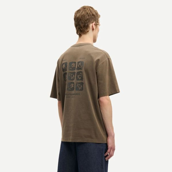 Samsøe Samsøe Sacohen T-shirt Bruin