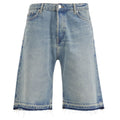 Samsøe Samsøe Saeddie Korte Broek Blauw