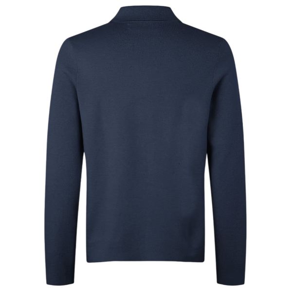 Samsøe Samsøe Saguna Half Zip Longsleeve Polo Navy