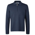 Samsøe Samsøe Saguna Half Zip Longsleeve Polo Navy
