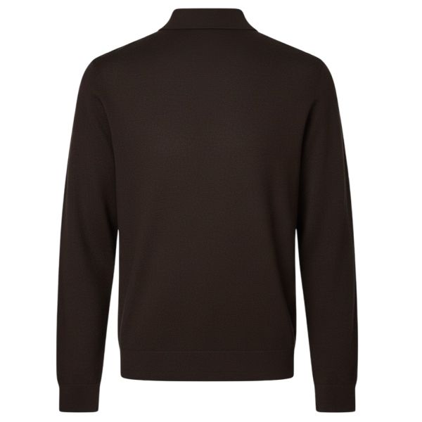 Samsøe Samsøe Sarowan Longsleeve Polo Bruin