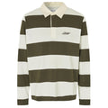 Samsøe Samsøe Sakevin Longsleeve Polo Donker Groen/Wit