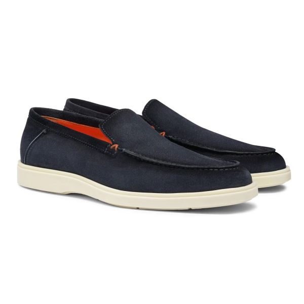 Santoni Botanist Loafers Donker Blauw