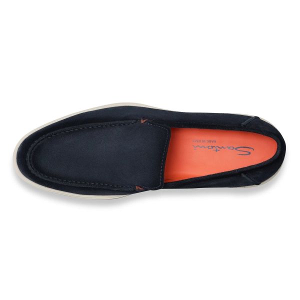 Santoni Botanist Loafers Donker Blauw