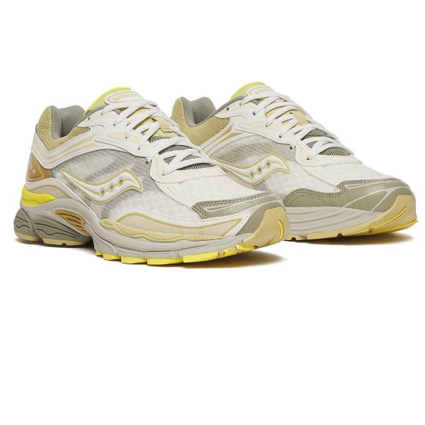 Saucony Progrid Omni 9 Sneaker Off White/Geel