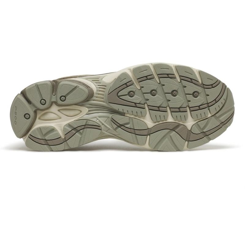 Saucony Progrid Omni 9 Suede Sneaker Grijs/Groen
